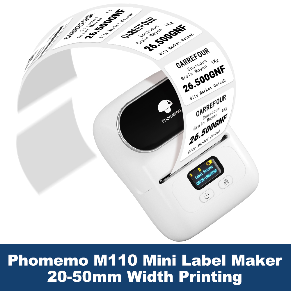 Commercial Photo Printer - Impresora de etiquetas Phomemo M110 Label