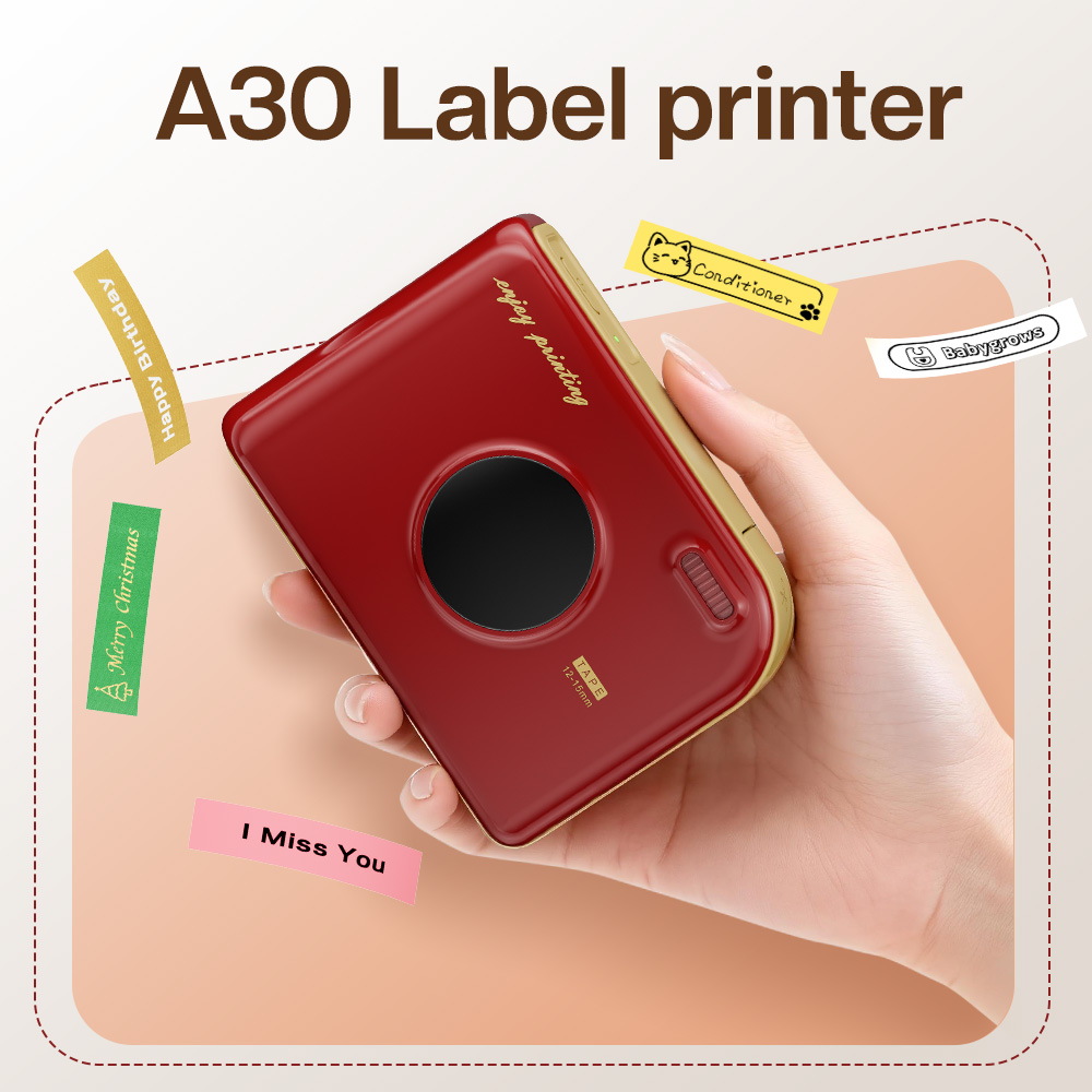 Commercial Photo Printer - Impresora de Etiquetas Phomemo A30, Mini