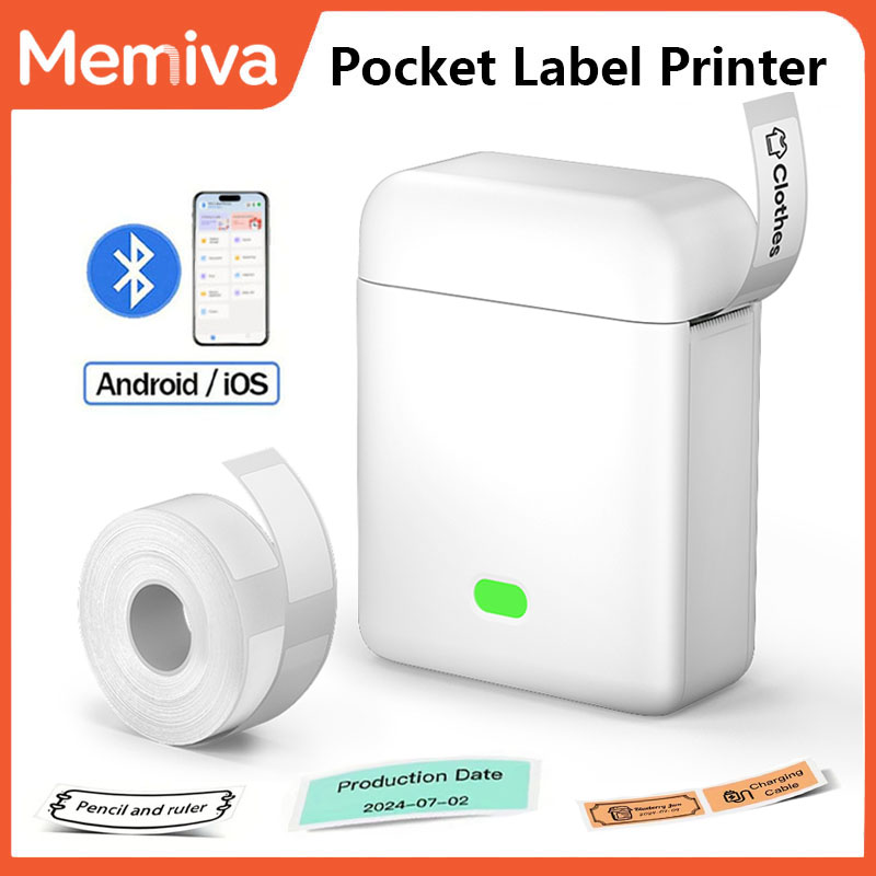 Commercial Photo Printer - Impresora de Etiquetas Térmicas Portátil Memiva