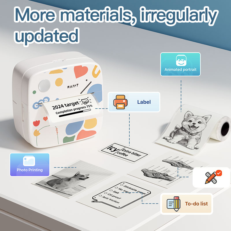 Commercial Photo Printer - Impresora Portátil DOLEWA D2 Doodle, Impresora