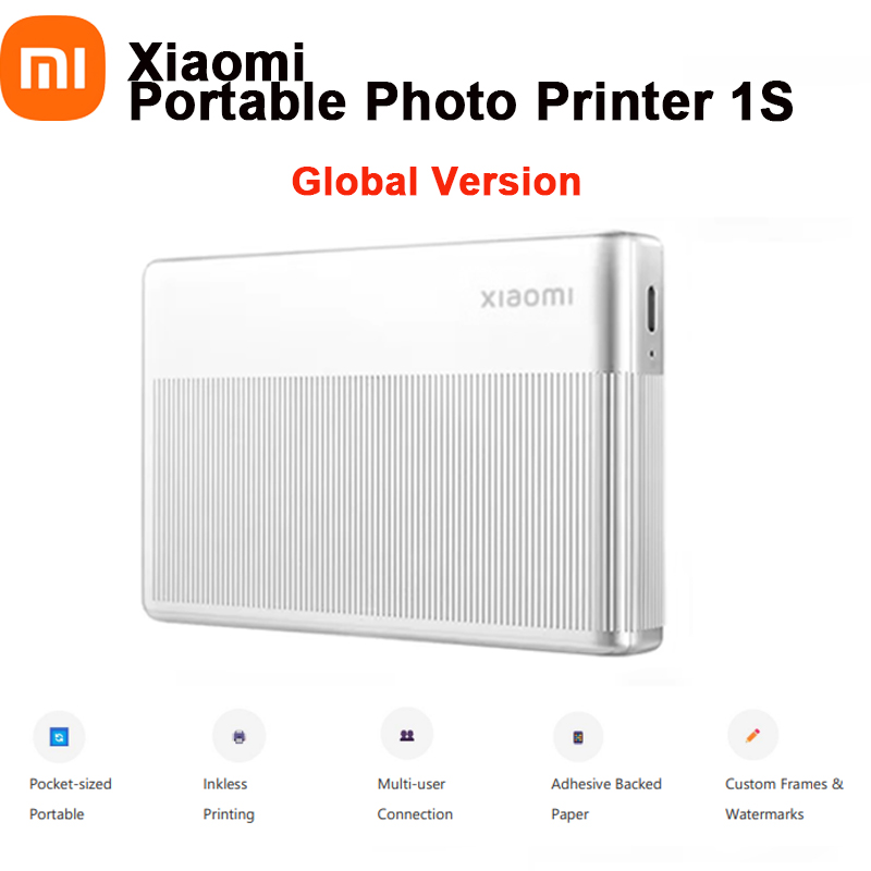 Commercial Photo Printer - Impresora fotográfica de bolsillo Xiaomi 1s,