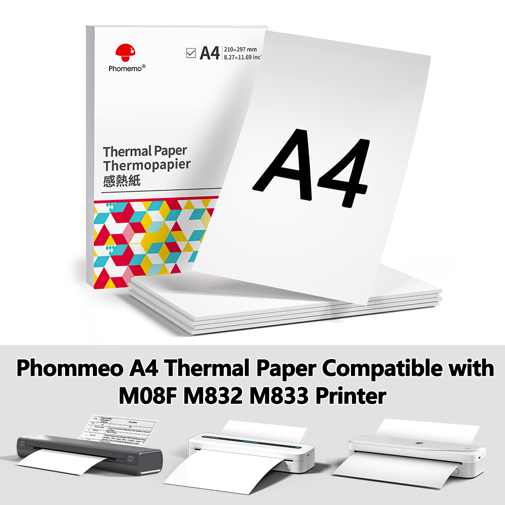 Phomemo-papel térmico para imp - Commercial Printing Paper reseña y precio