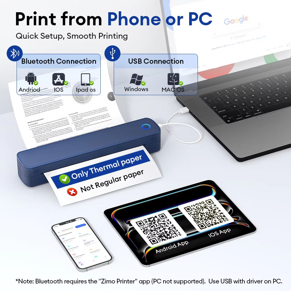 Impresora Térmica A4 Mini Port - Commercial Document Printing reseña y precio