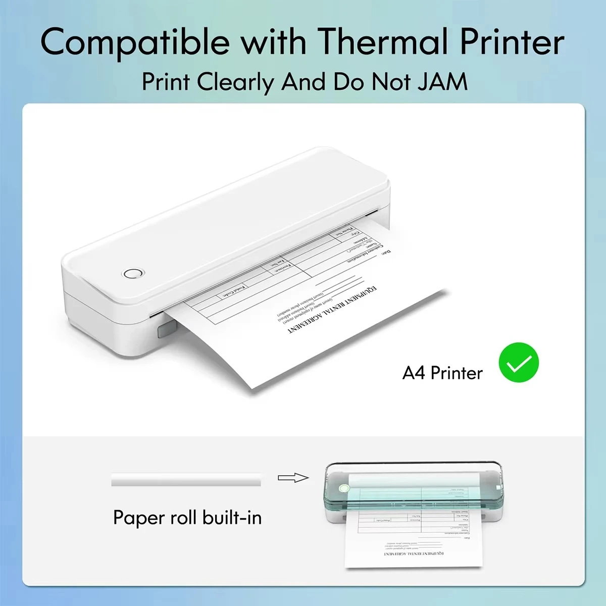 Rollos de papel térmico A4, 1/ - Commercial Document Printing reseña y precio