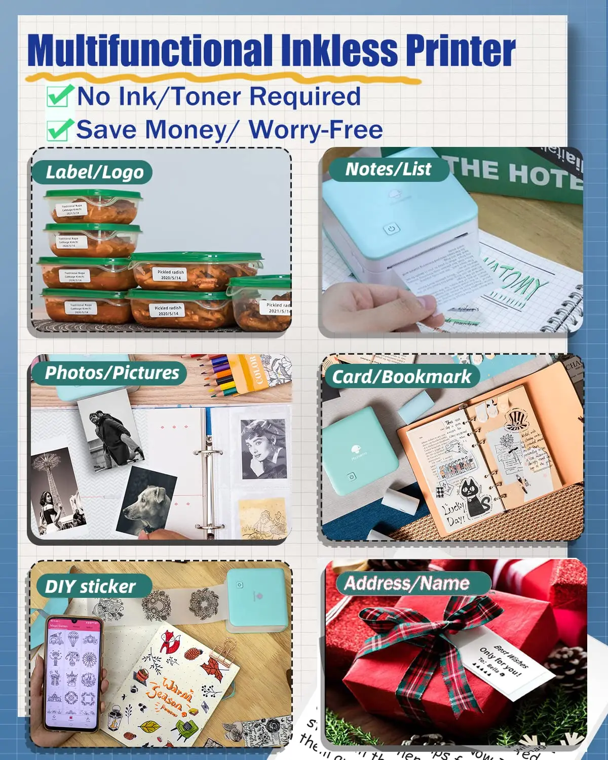 Phomemo M02Pro Mini impresora  - Commercial Photo Printer reseña y precio