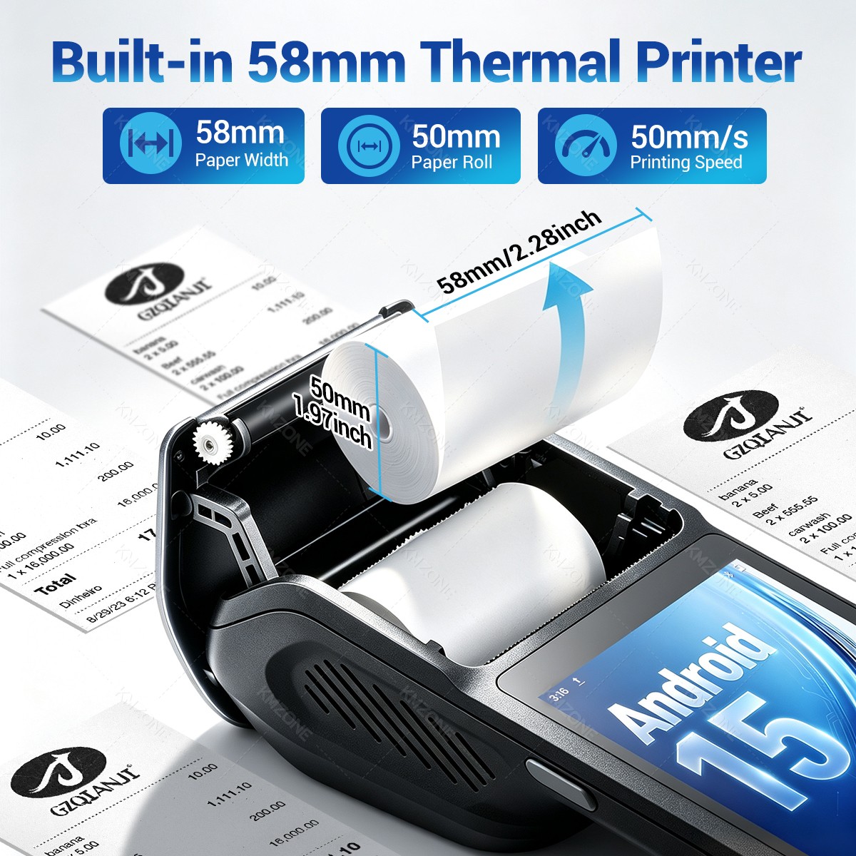 Terminal PDA Android 15 3G32G  - Commercial Printing Paper reseña y precio