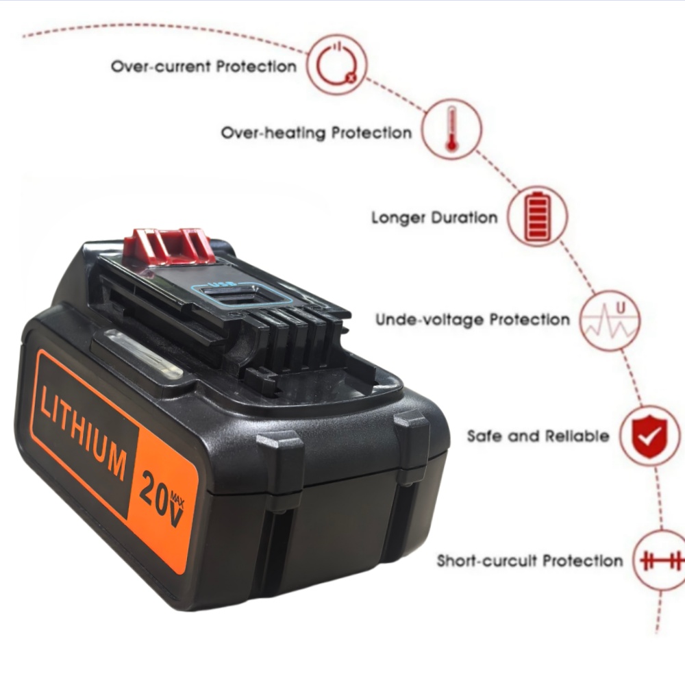Batería de Litio de Alta Capac - Black+Decker Tool 20V Max reseña y precio